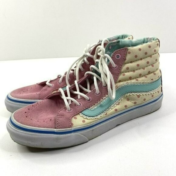 Vans x Disney Toy Story Bo Peep SK8-Hi Sneakers Shoes Pink Womens Size 7.5 - Picture 4 of 7